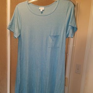 NWT Lularoe Sky Blue Large Carly